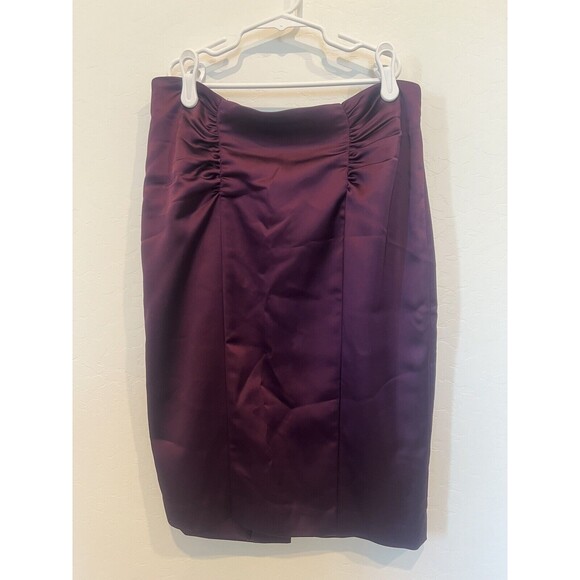 Bebe Purple Satin Mini Skirt size 8NWT - Picture 1 of 10